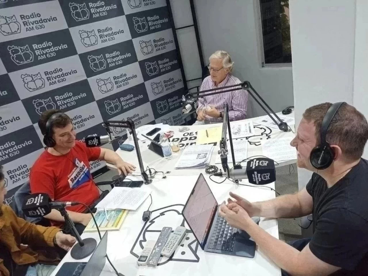 Reviví el pase entre Marcelo Longobardi y Jonatan Radio Rivadavia AM630