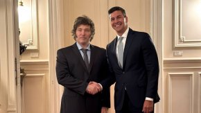 Santiago Peña: "La gestión de Milei es muy buena, está haciendo algo que muchos creían imposible"