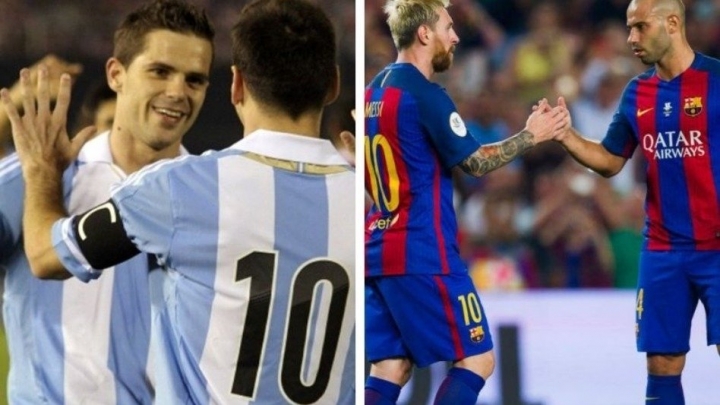 Mucha emoción: El mensaje de Messi por los retiros de Gago y Mascherano