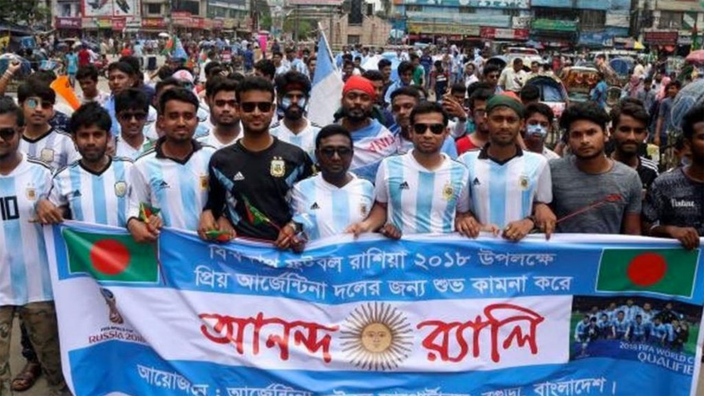 Fanatismo por Argentina en Bangladesh: &quot;Tienen que poner una embajada acá&quot;