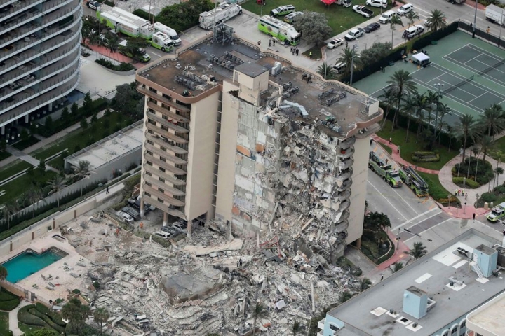 Serían 43 las personas desaparecidas por el derrumbe del edificio residencial en Miami