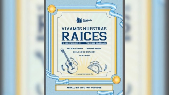 Ven&iacute; a celebrar el D&iacute;a de la Tradici&oacute;n en Radio Rivadavia