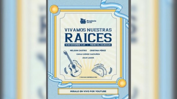 Vení a celebrar el Día de la Tradición en Radio Rivadavia