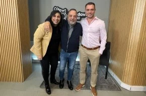 Paula Oliveto y Fernando Sánchez en Basta Baby