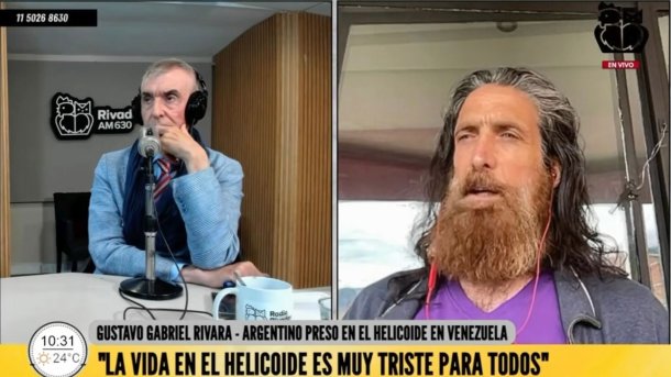 Gustavo Gabriel Rivara rompió el silencio en Radio Rivadavia tras su detención en el Helicoide: “Pensé que iba a morir en la cárcel”