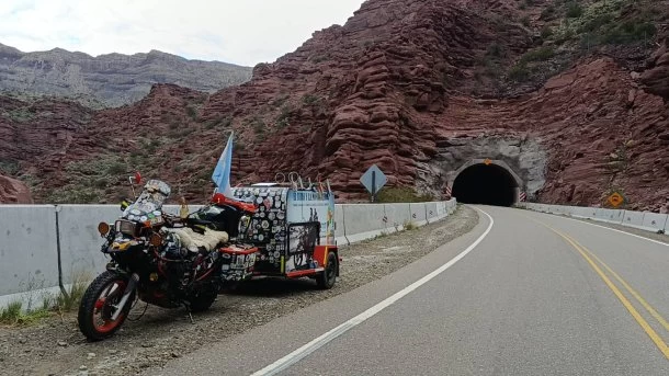 La pareja que recorri&oacute; Sudam&eacute;rica en moto
