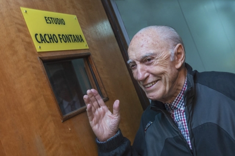 Cacho Fontana, presente en el centenario de la radio: "Es impagable que el estudio de Rivadavia lleve mi nombre"