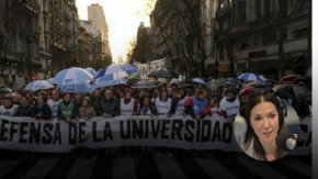 "El consenso por la universidad pública y las dos caras de la marcha"