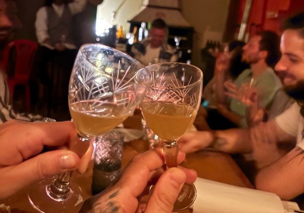 Degustamos la hidromiel en vivo