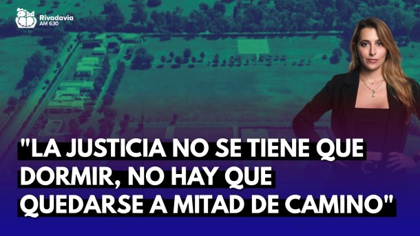 Foto Carnet: "La justicia no se tiene que dormir, no hay que quedarse a mitad de camino"