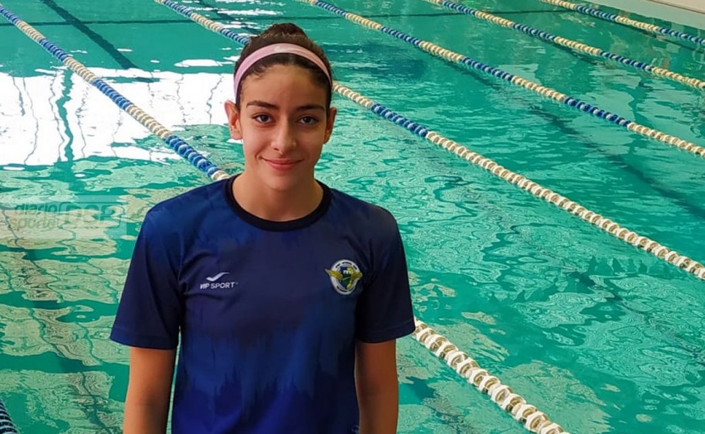 Malena Santillán: “La semana pasada hice el récord de 200 metros espalda”