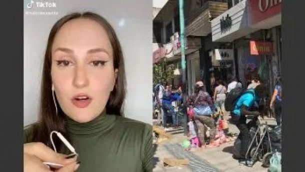 Se hizo viral en TikTok por compartir tips para comprar en la avenida Avellaneda