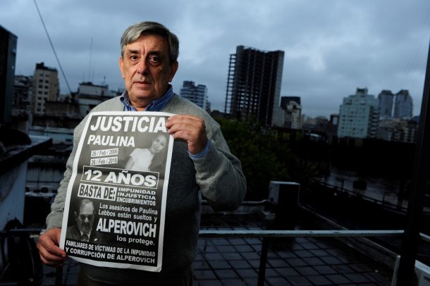 Alberto Lebbos tras la condena a Alperovich: "cuando escuché la sentencia lo primero que se me vino a la cabeza fue la memoria de Paulina"