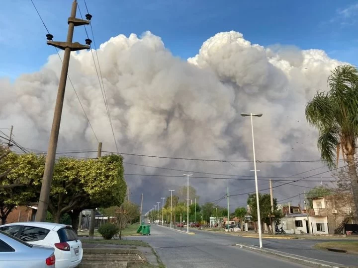 Se reavivaron focos de incendio en el Delta del Paraná: &quot;Hay mucho temor en la población por el humo&quot;