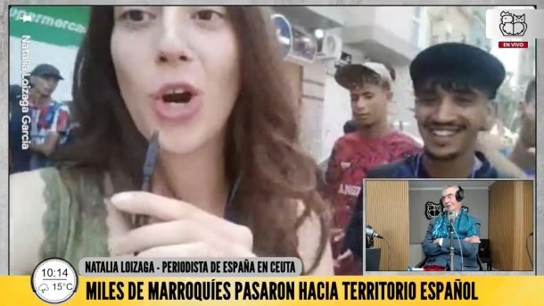 Tensa situaci&oacute;n en Ceuta luego del cruce de miles de inmigrantes marroqu&iacute;es a territorio espa&ntilde;ol