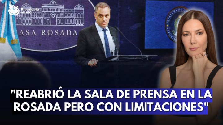 "Reabri&oacute; la sala de prensa en la Rosada pero con limitaciones"