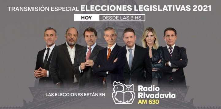 Elecciones: ¡Quedate en Rivadavia con la mejor programación!