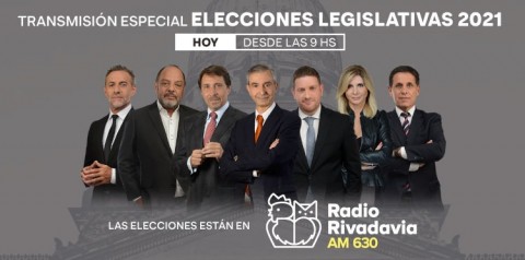 Elecciones: ¡Quedate en Rivadavia con la mejor programación!