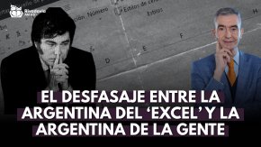 El comentario editorial de Nelson Castro: "El desfasaje entre la Argentina del &lsquo;Excel&rsquo; y la Argentina de la gente"