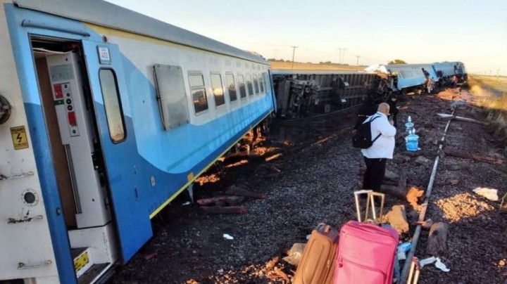 El relato de un pasajero del tren que descarriló en Olavarría: “Fue una desgracia con suerte”