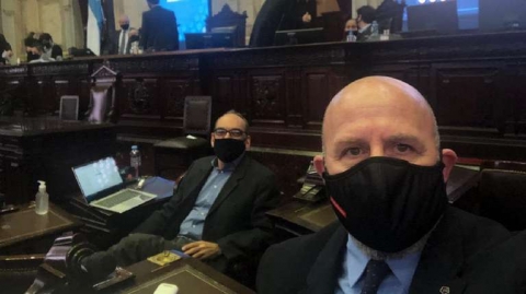 Diputados recibió las denuncias judiciales y pedidos de suspensión contra Iglesias y Wolff por parte de Florencia Peña
