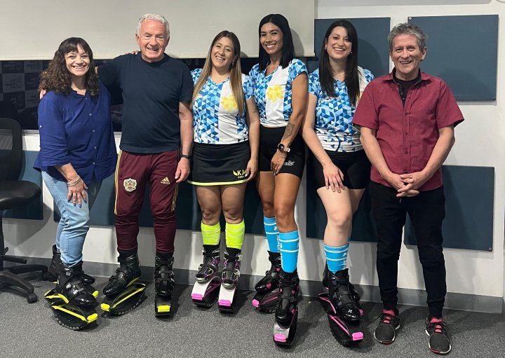 ¡La Radio Sos Vos se puso las botas de Kangoo Jumps!