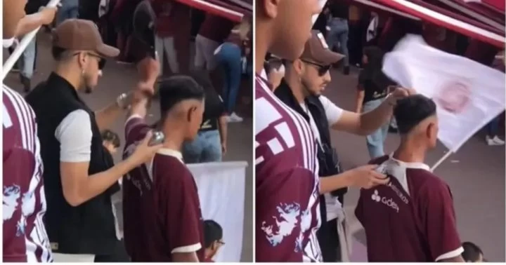 Iván Salina, el Barbero Loco: “Corto el pelo en la tribuna de las canchas, en los bailes y estoy loco”