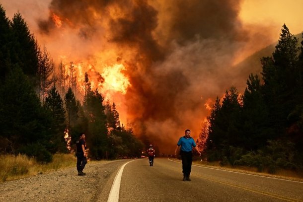 Luciana Ortíz: “El incendio está absolutamente descontrolado, es como estar en el mismísimo infierno”