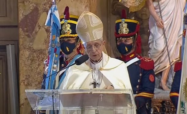 Mario Poli, en el Tedeum: "Cuando el pan falta en tantas familias es cuando más tenemos que pensar en el prójimo"