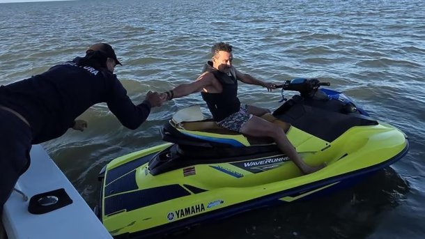 Encontraron al turista argentino desaparecido en Uruguay: "Pasó toda la noche en el mar, tiene deshidratación e hipotermia"