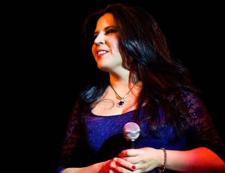 Nos visitó en piso Claudia Moreno con todo el tango y la música