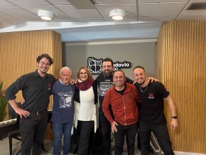 Yamila Cafrune y el Tango Jazz Quartet nos deleitaron en el final del programa con música en vivo en el estudio