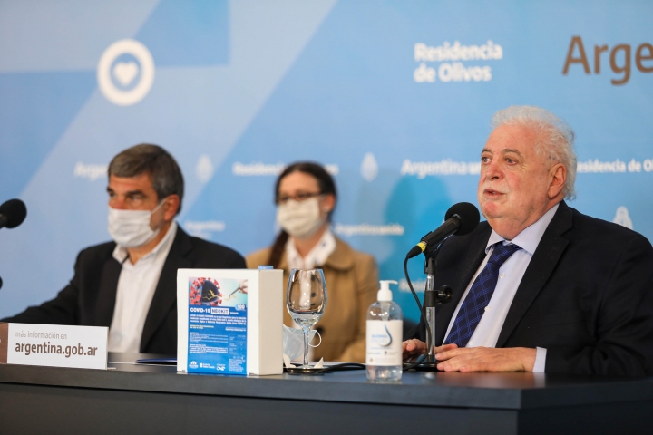 Ginés González García, ministro de Salud