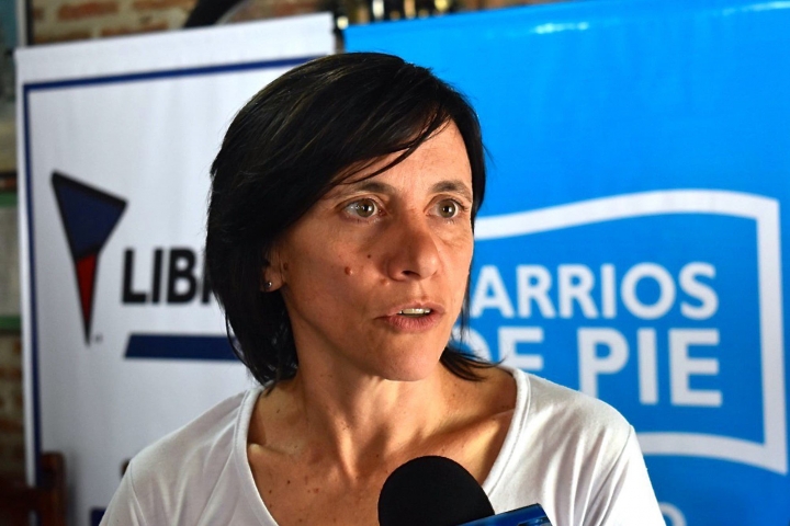 Silvia Saravia, coordinadora nacional del movimiento Barrios de Pie: “En los barrios, contagiarte de coronavirus pasa a segundo plano”