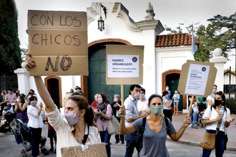 "Una cinta por la educación": la consigna de la nueva convocatoria de Padres Organizados