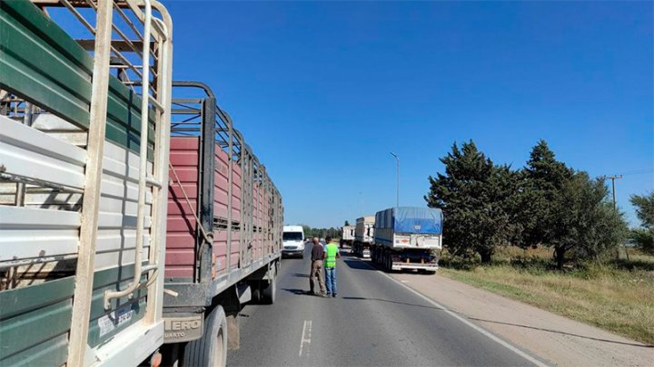 Falta de combustibles: los camioneros en Córdoba comenzaron a realizar cortes