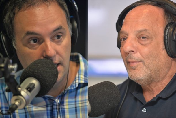 Reviví el pase entre Manuel Adorni y Baby Etchecopar