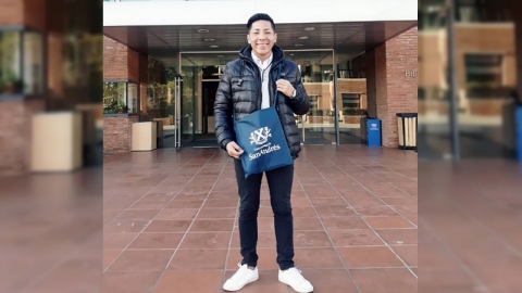Vive en la Villa 31 y recibió una beca para estudiar Ciencias Políticas en la Universidad de San Andrés