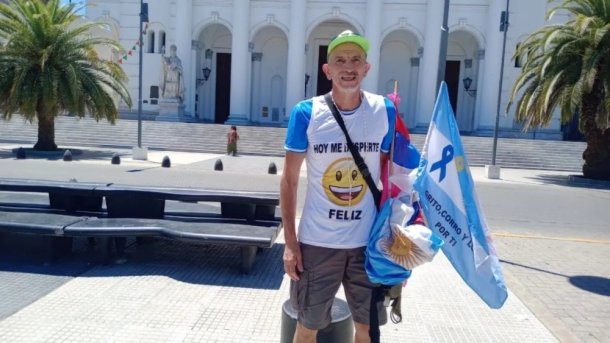 Ricardo Krakowiechi: “Mi bandera lo dice todo: yo lucho, grito, lucho y corro por vos”