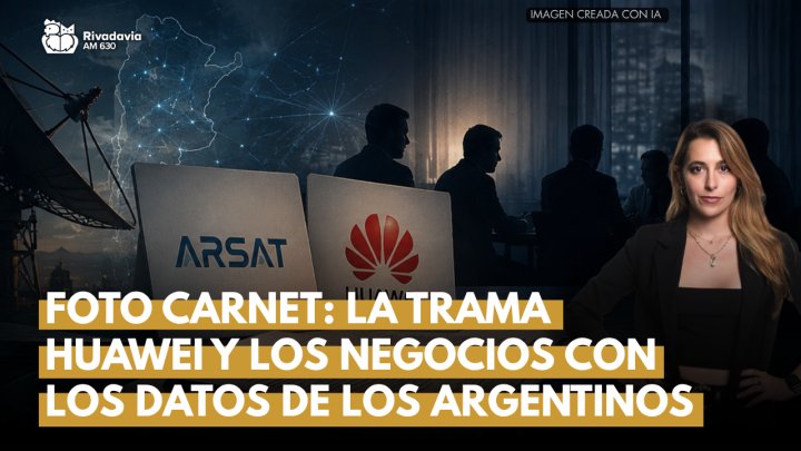 Foto Carnet: "La trama Huawei y los negocios con los datos de los argentinos"