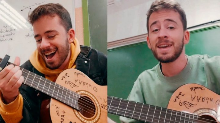 Toca reggaeton para enseñarle a su alumnos y asegura que funciona