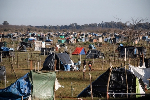 El testimonio de un ocupante en Guernica: "No sé que vamos a hacer si nos vienen a desalojar"