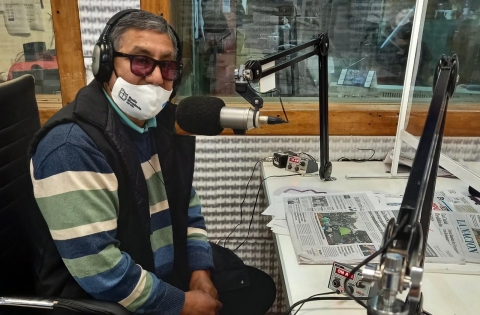Jesús González, taxista que se sumó a celebrar el Día de la Independencia junto a Rivadavia: “Quiero pedirle al Gobierno que nos dé la mano que nos prometió"” 