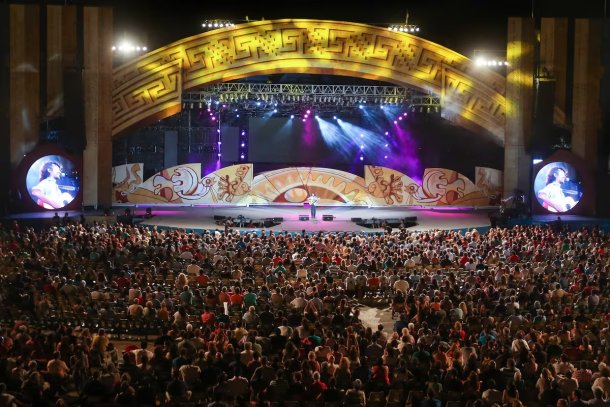 Se está realizando la 66° edición del Festival de Folklore de Cosquín
