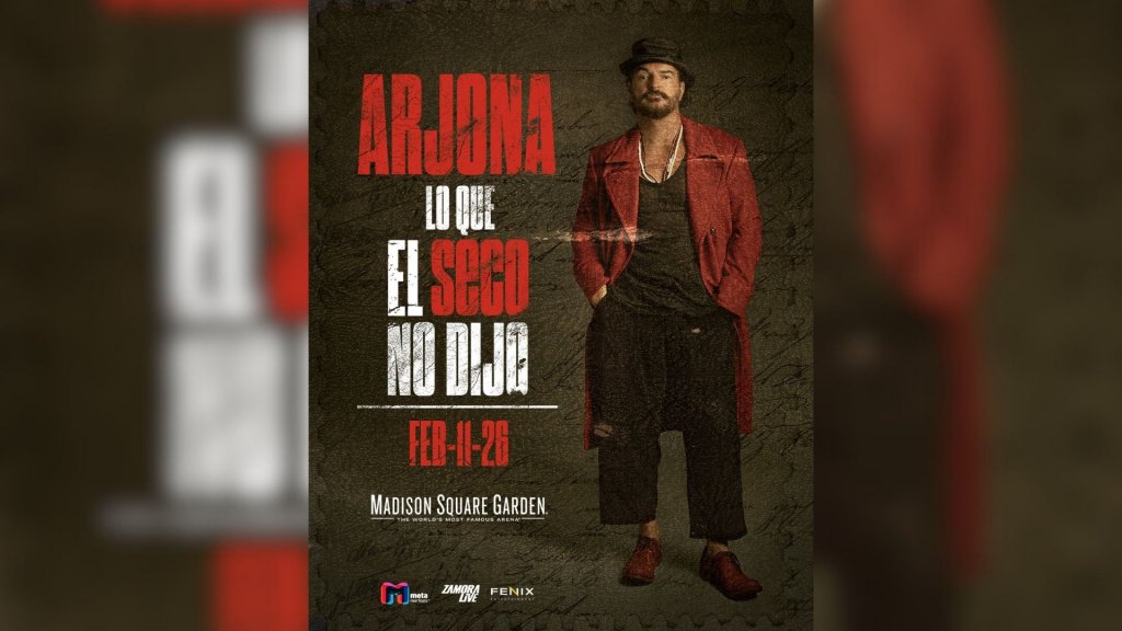 Ricardo Arjona agotó 15 funciones en Guatemala en menos de dos horas y anuncia show en el Madison Square Garden