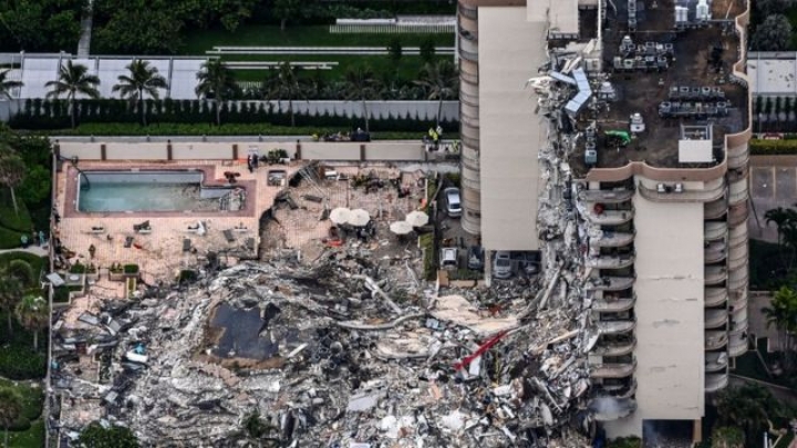 Desde Miami comparan el derrumbe del edificio con el atentado de la AMIA y el de las torres gemelas