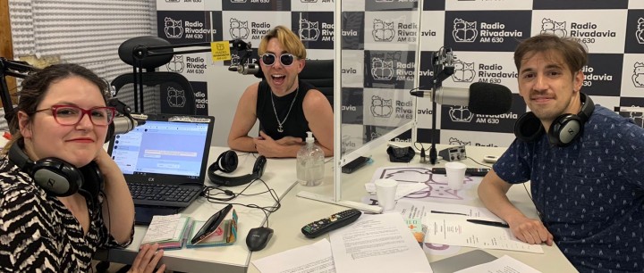 Nicolás Maiques visitó el estudio Cacho Fontana, de Radio Rivadavia.