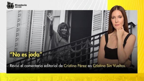 “No es joda”