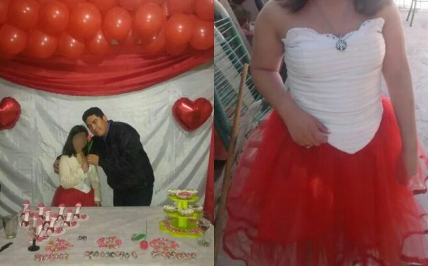 Vende el vestido que usó en su fiesta de 15 para poder comprar comida