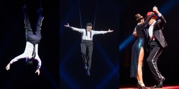 Alberto Cormillot debutó en el circo a los 86 años: 
